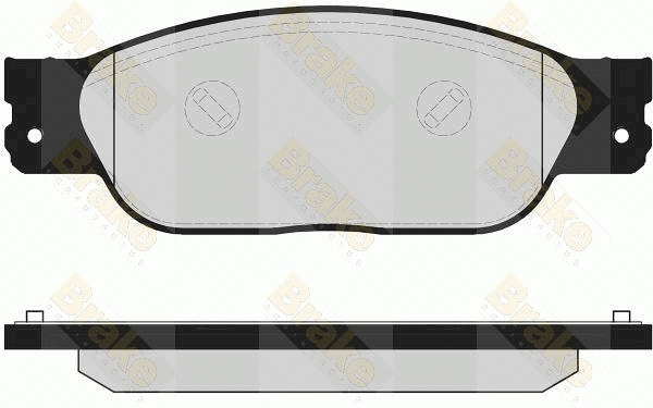Kit de plaquettes de frein, frein à disque Brake ENGINEERING PA1670