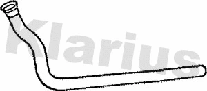 Tuyau d'échappement KLARIUS 120158