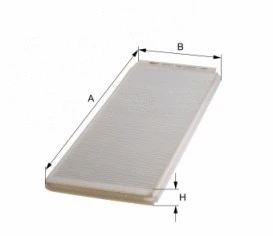 Filtre, air de l'habitacle MFILTER K 904