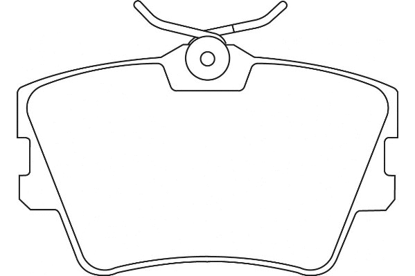 Kit de plaquettes de frein, frein à disque Omnicraft 2135620