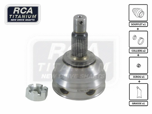 Jeu de joints, arbre de transmission RCA FRANCE FI14