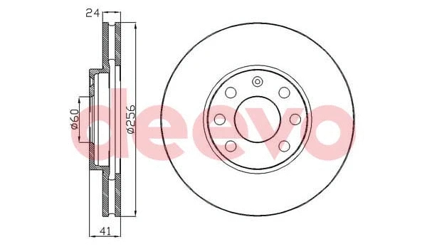 Disque de frein DEEVO BD33820