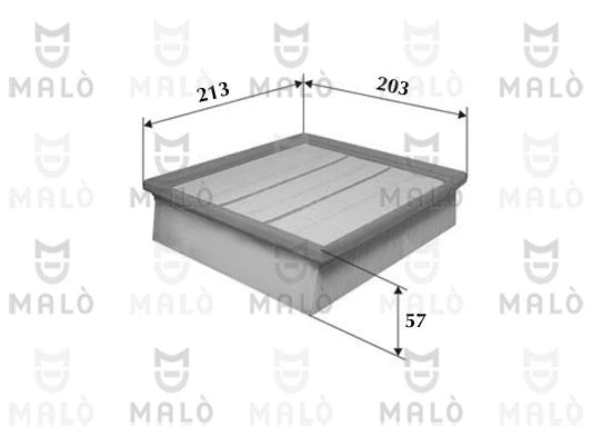 Filtre à air AKRON-MALÒ 1500560