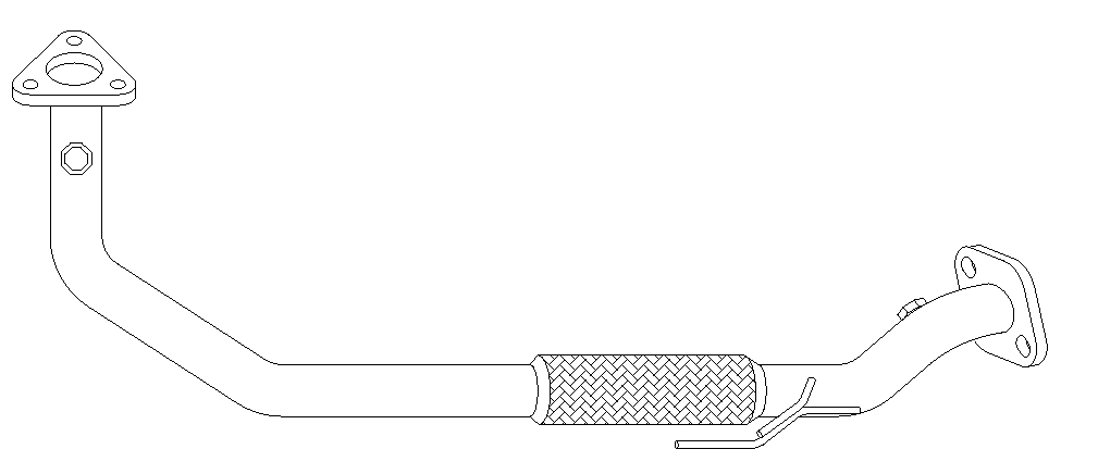 Tuyau d'échappement Vellerand 10125