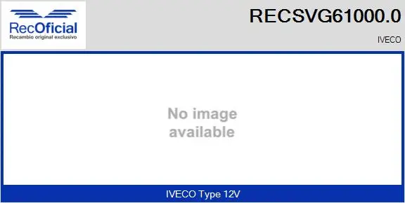 Vanne EGR RECOFICIAL RECSVG61000.0