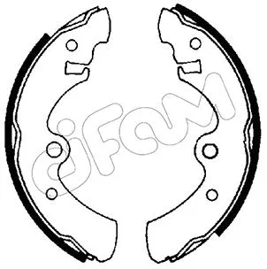 Jeu de mâchoires de frein CIFAM 153-604