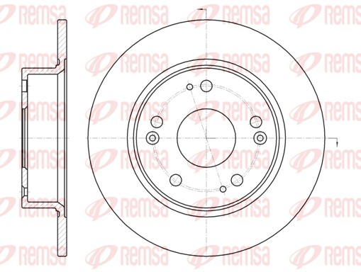 Disque de frein REMSA 6984.00