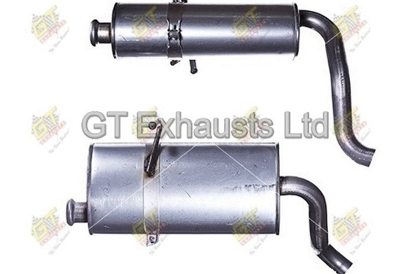 Silencieux arrière GT Exhausts GCN394