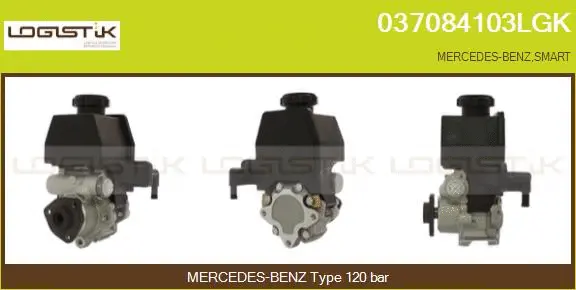 Pompe hydraulique, direction LGK 037084103LGK