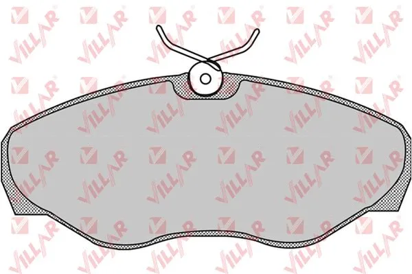 Kit de plaquettes de frein, frein à disque VILLAR 626.0869
