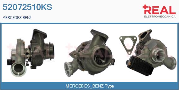 Turbocompresseur, suralimentation REAL 52072510KS
