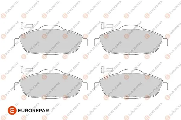 Kit de plaquettes de frein, frein à disque EUROREPAR 1686269680