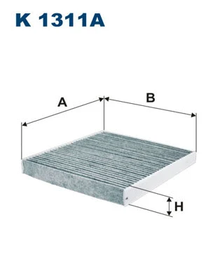 Filtre, air de l'habitacle FILTRON K 1311A