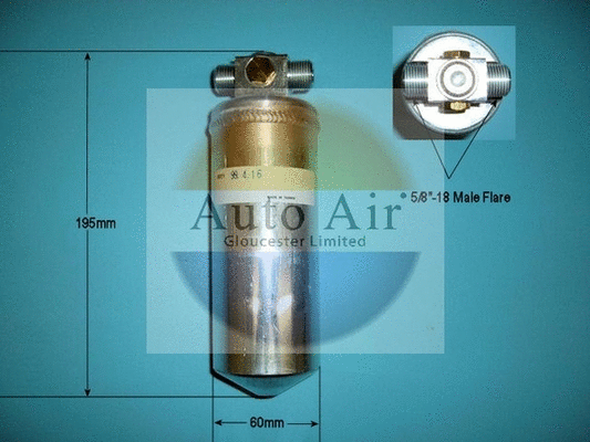 Filtre déshydratant, climatisation AUTO AIR GLOUCESTER 31-0064
