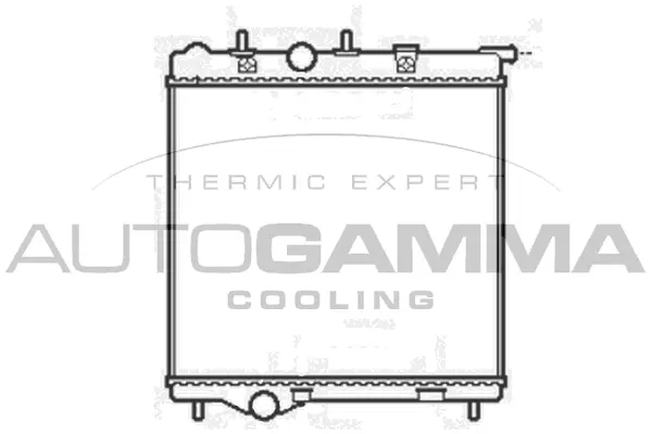Radiateur, refroidissement du moteur AUTOGAMMA 105248