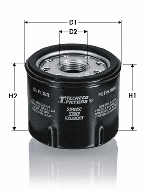 Filtre à huile TECNECO FILTERS OL289