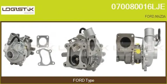 Turbocompresseur, suralimentation LGK 070080016LJE