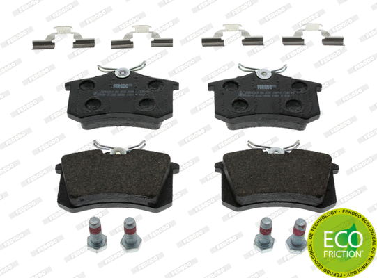 Kit de plaquettes de frein, frein à disque FERODO FDB1491