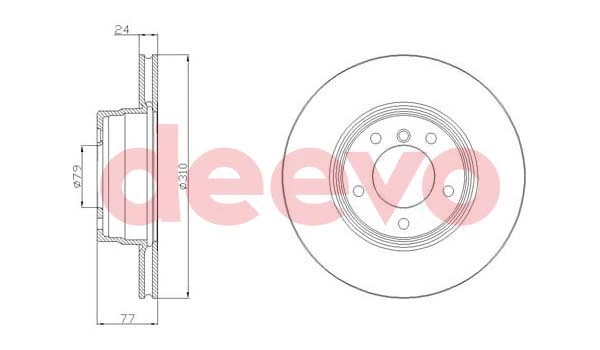 Disque de frein DEEVO BD16020