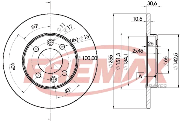 Disque de frein FREMAX BD-4192