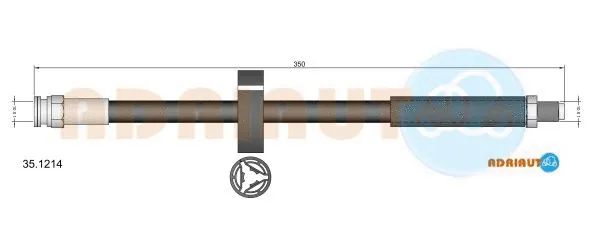 Flexible de frein ADRIAUTO 35.1214
