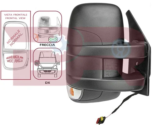 Rétroviseur extérieur, cabine BOTTO RICAMBI BRCA7640