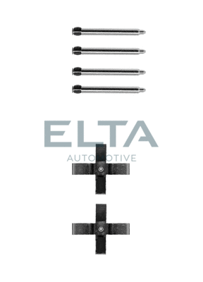 Kit d'accessoires, plaquette de frein à disque ELTA AUTOMOTIVE EA8542