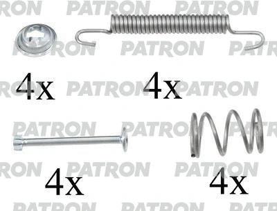 Kit d'accessoires, mâchoires de frein de stationnement PATRON PSRK0055