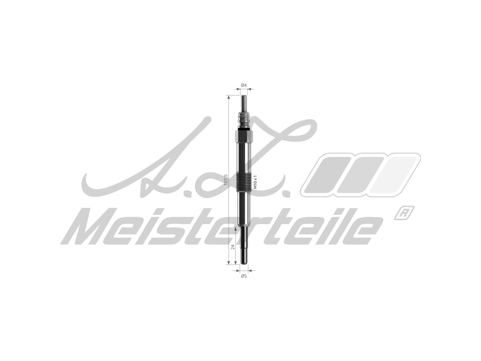 Bougie de préchauffage A.Z. Meisterteile AZMT-49-040-1069