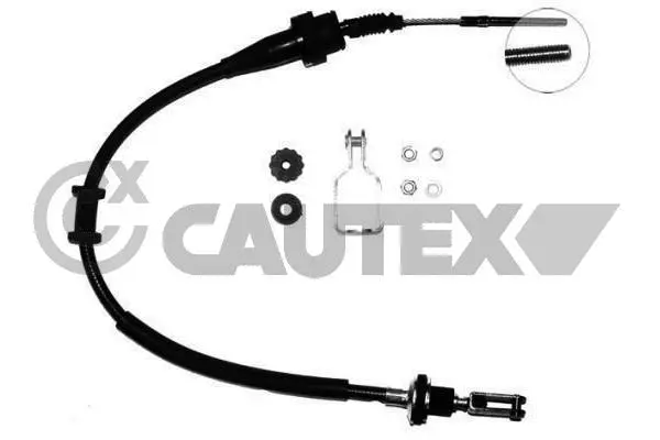 Tirette à câble, commande d'embrayage CAUTEX 761822