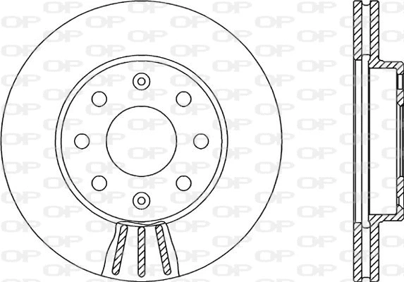 Disque de frein OPEN PARTS BDA2145.20