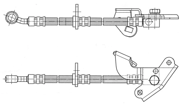 Flexible de frein CEF 512520