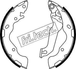 Jeu de mâchoires de frein fri.tech. 1049.168