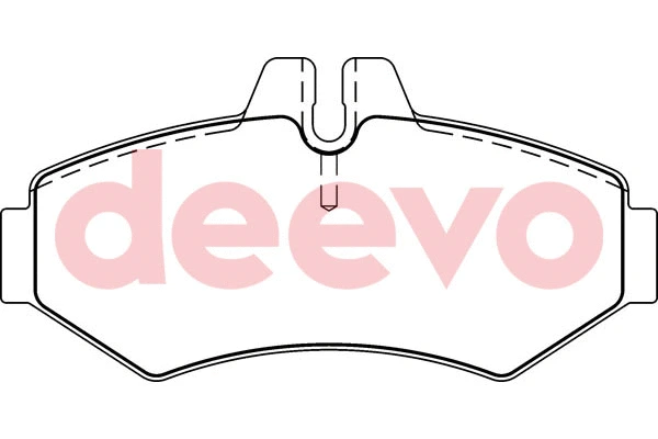 Kit de plaquettes de frein, frein à disque DEEVO BP56460