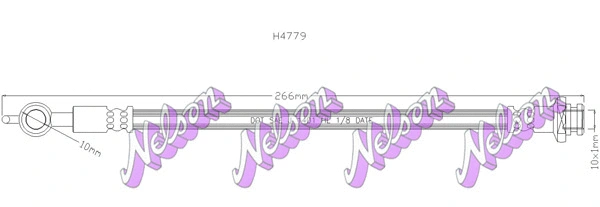 Flexible de frein KAWE H4779