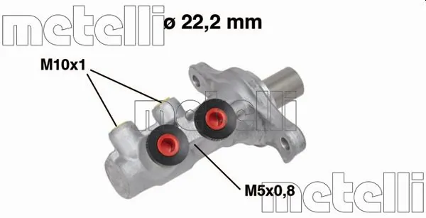Maître-cylindre de frein METELLI 05-0681