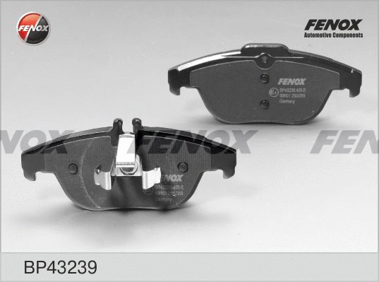 Kit de plaquettes de frein, frein à disque FENOX BP43239