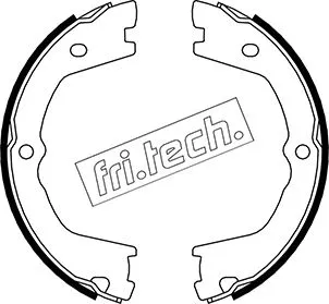Jeu de mâchoires de frein, frein de stationnement fri.tech. 1034.110