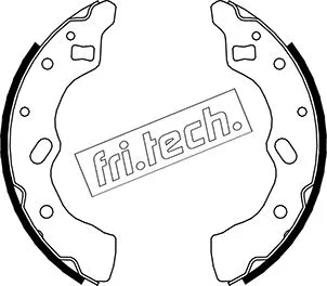 Jeu de mâchoires de frein fri.tech. 1049.145