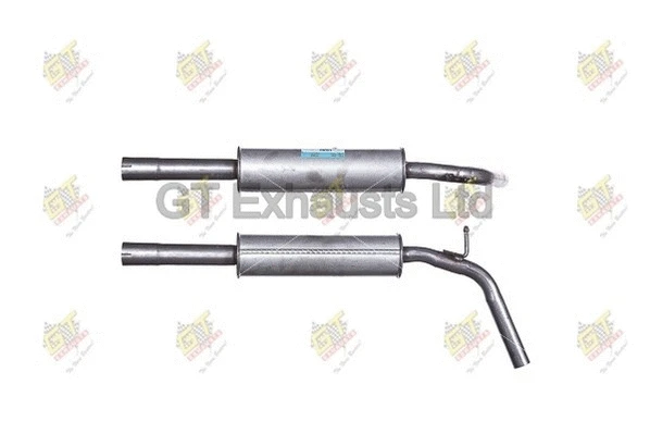 Silencieux central GT Exhausts GVW565
