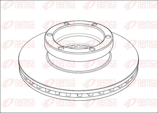 Disque de frein REMSA NCA1004.20