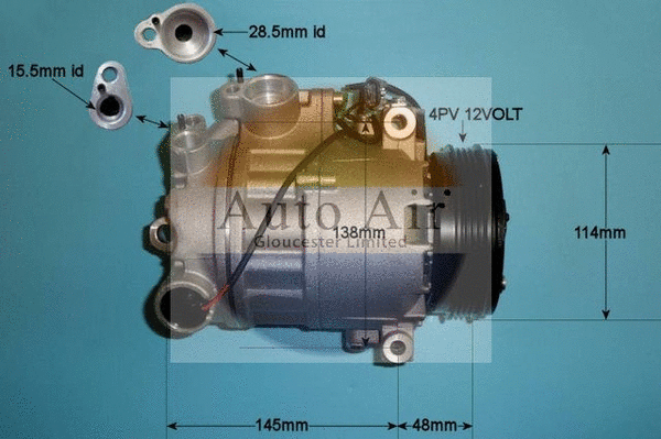 Compresseur, climatisation AUTO AIR GLOUCESTER 14-9766P