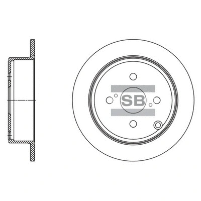 Disque de frein Hi-Q SD4092
