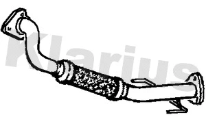 Tuyau d'échappement KLARIUS 301400