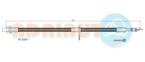 Flexible de frein ADRIAUTO 52.1229.1