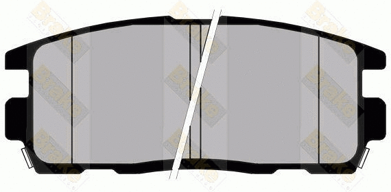 Kit de plaquettes de frein, frein à disque Brake ENGINEERING PA1734