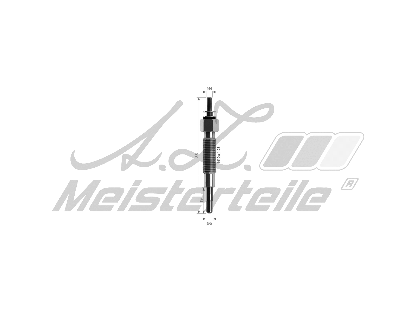 Bougie de préchauffage A.Z. Meisterteile AZMT-49-040-1016