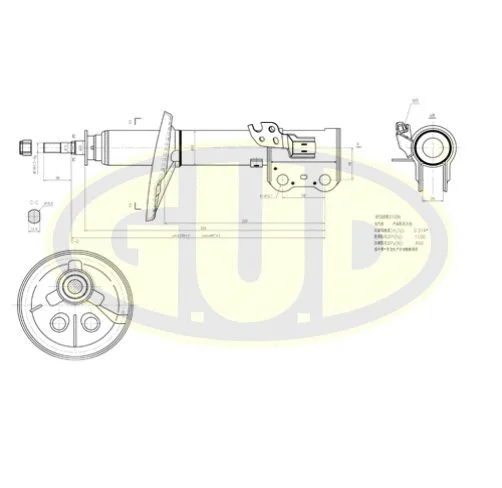 Amortisseur G.U.D. GSA333197