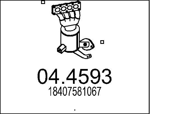 Catalyseur MTS 04.4593