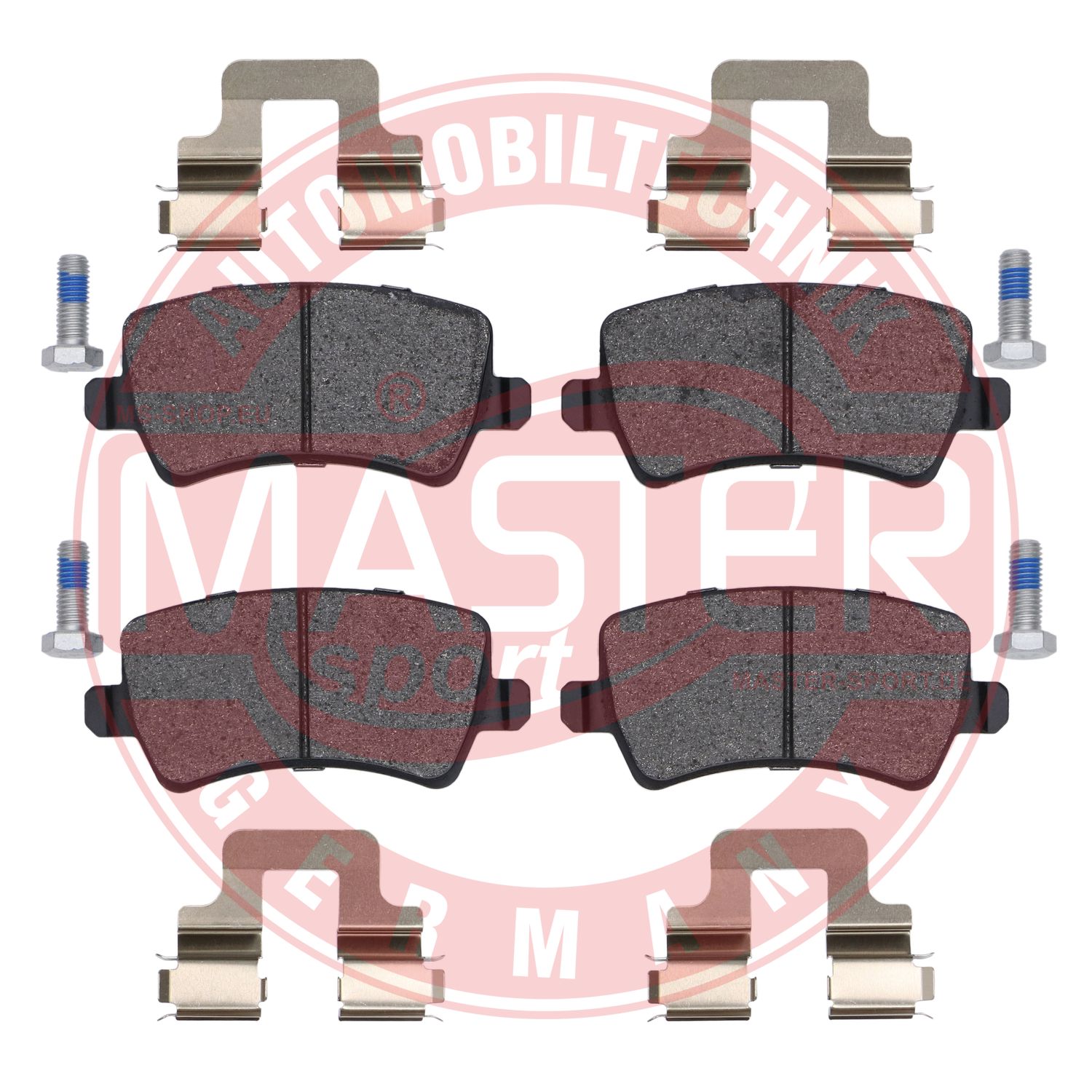 Kit de plaquettes de frein, frein à disque MASTER-SPORT GERMANY 13046027222T-SET-MS